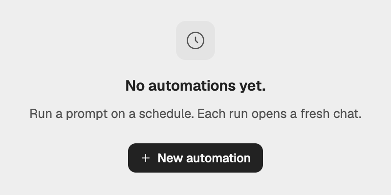 An automation on the Automated page with the live run, the runs timeline, the Run now bar and the Schedule, Health and Setup cards.
